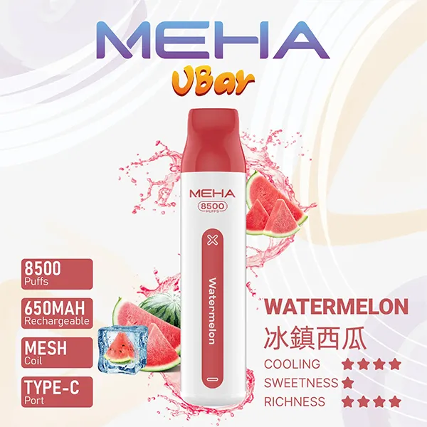 魅嗨拋棄式電子煙8500口 冰鎮西瓜