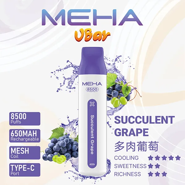 魅嗨拋棄式電子煙8500口 多肉葡萄