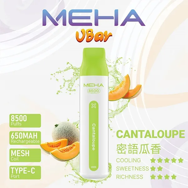 魅嗨拋棄式電子煙8500口 密語瓜香