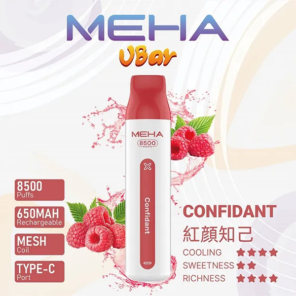 魅嗨拋棄式電子煙8500口 紅顏知己